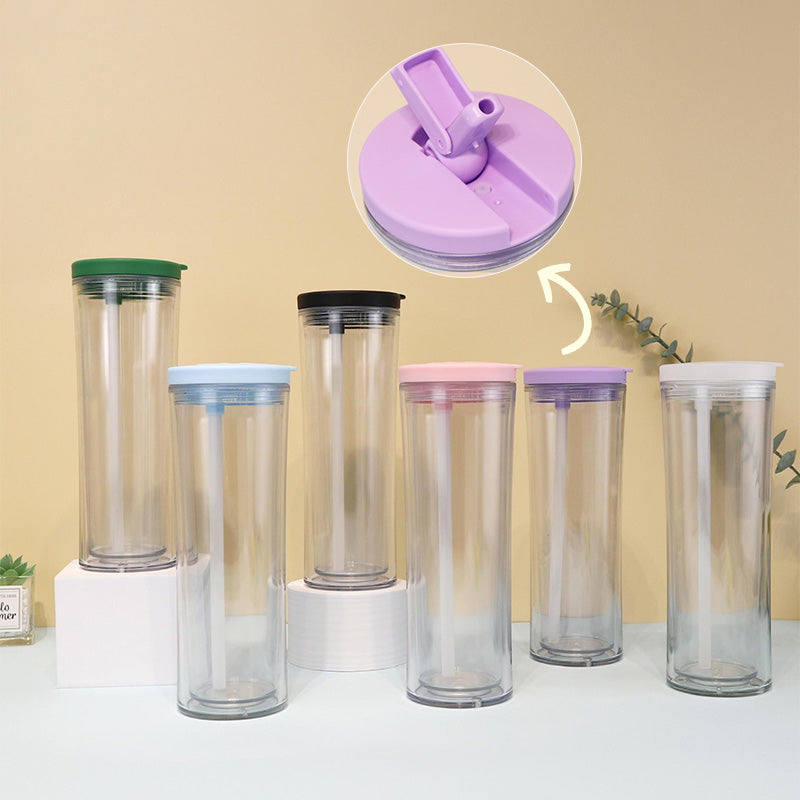 25 Ounce Leakproof Snow Globe Tumbler